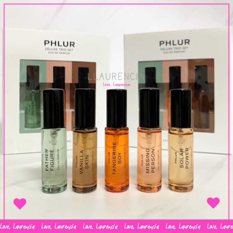 PHLUR Missing Person - Vanilla Skin - Father Figure - Solar Power - Tangerine Boy Eau de Parfum / pe