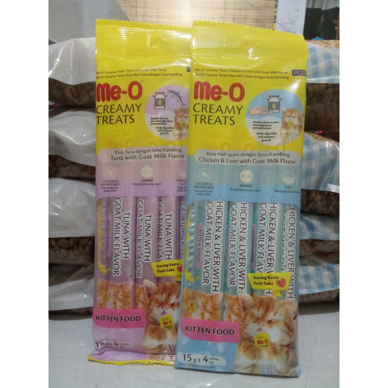 Meo Snack Creamy Treats KITTEN 4x15 gram