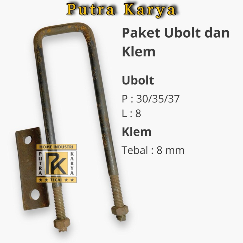U Bolt Begel Dan Klem Pengunci Sasis Bak Truk Dengan Behel