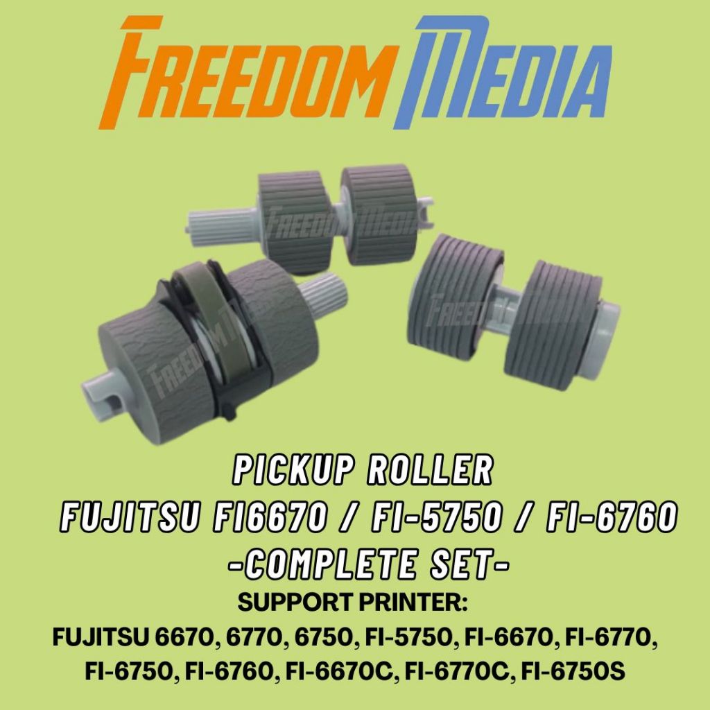 PICKUP ROLLER FUJITSU 6670 6770 6750 fi-5750 fi-6670 fi-6770 FI-6760 fi-6670c fi-6770c fi-6750s