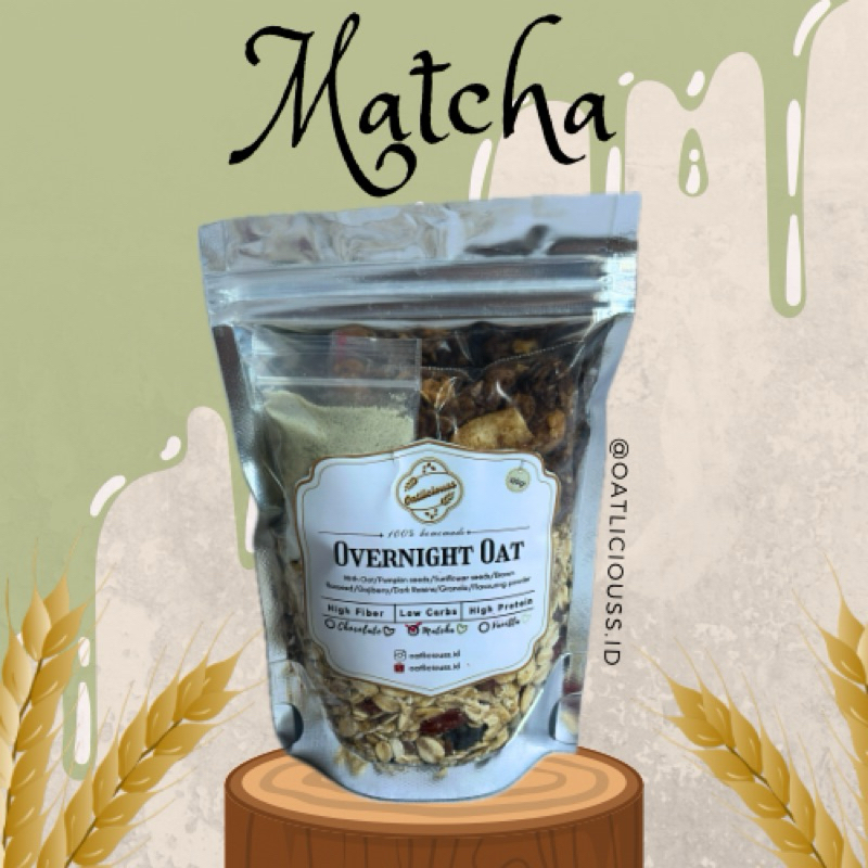 

Oatliciouss | Overnight Oats Matcha 100gr