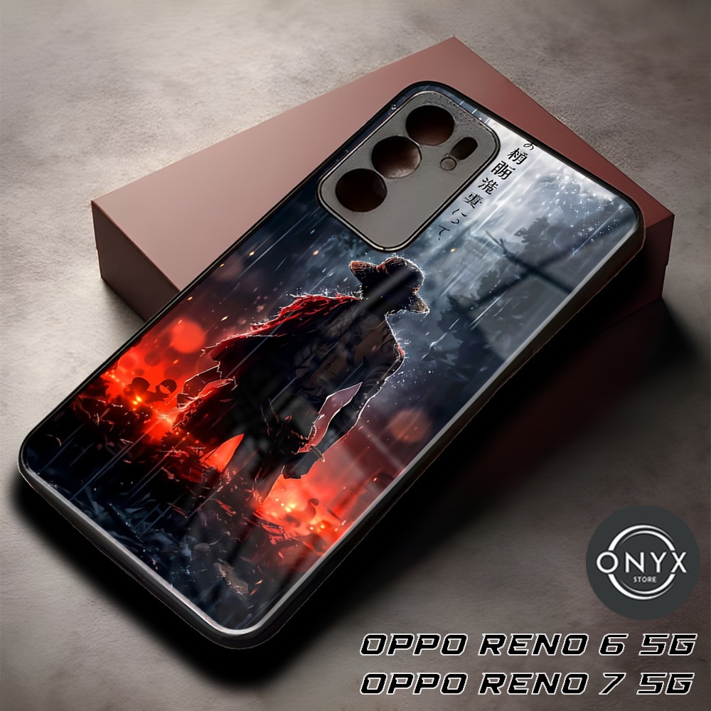 AA17 Softcase AESTETIC OPPO RENO 6 5G |  ONE PIECE | CASING Glossy Kilau OPPO | Kesing OPPO RENO 7 5