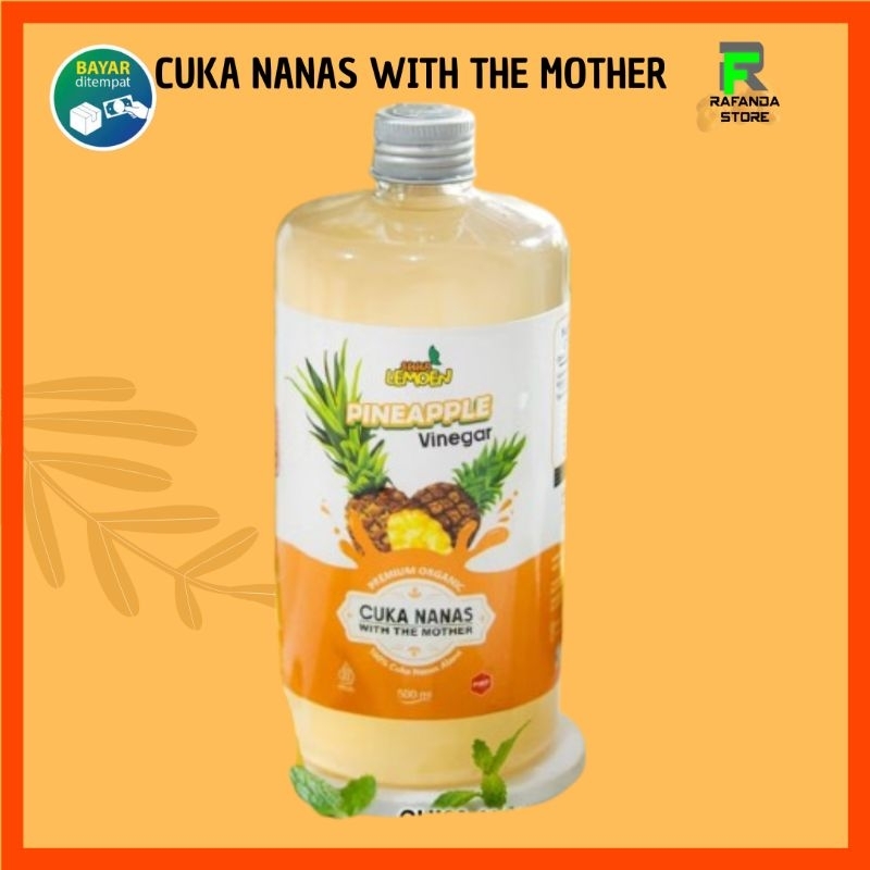 

Suur Lemoen Cuka Nanas Organic - Pineapple Cider Vinegar 500ml Cuka Nanas Original With Mother