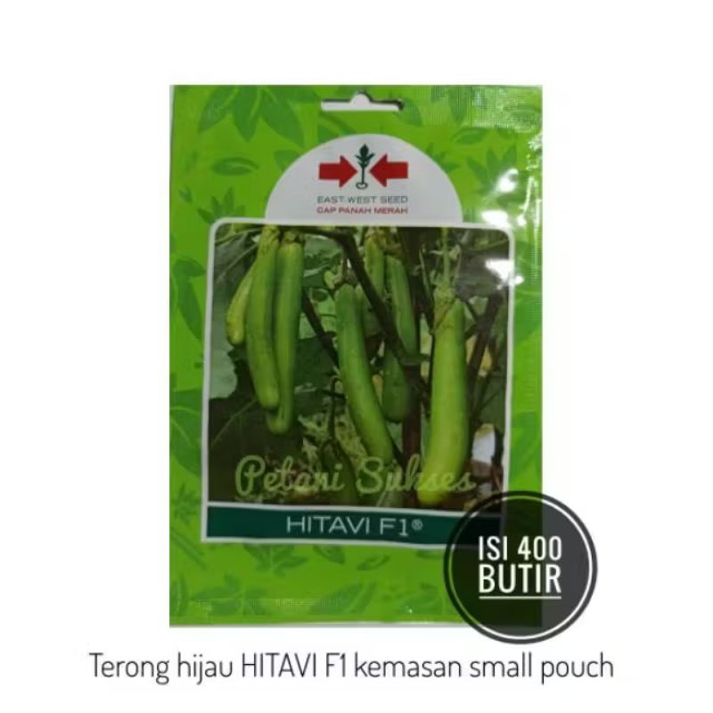 

bibit benih sayuran TERONGHIJAU HITAVIF1 400S SP Cap Panah Merah