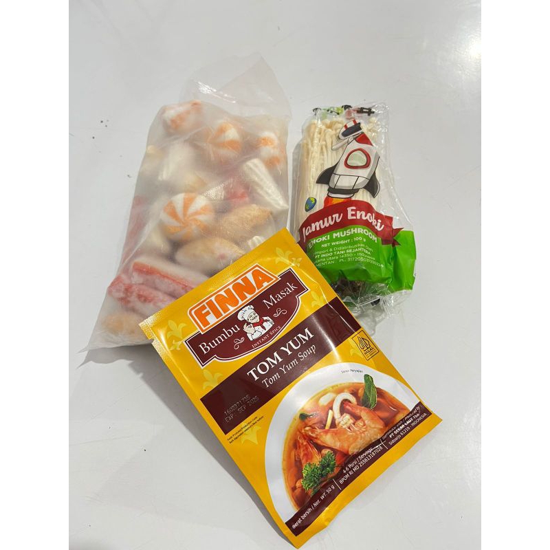 

paket Suki, bumbu dan jamur