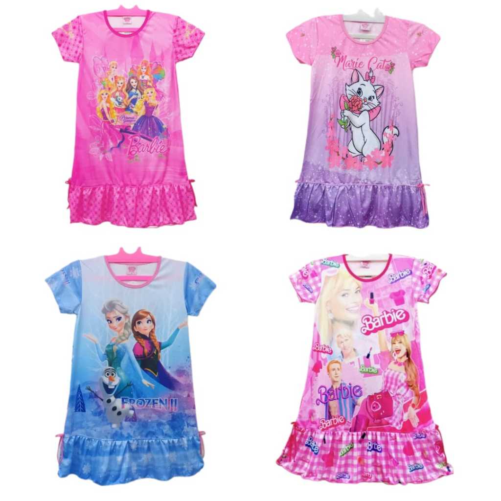 Daster Anak Jumbo 8-12 tahun UNICORN & PONY / Dress Anak Jumbo Karakter Little Pony / terusan baju a