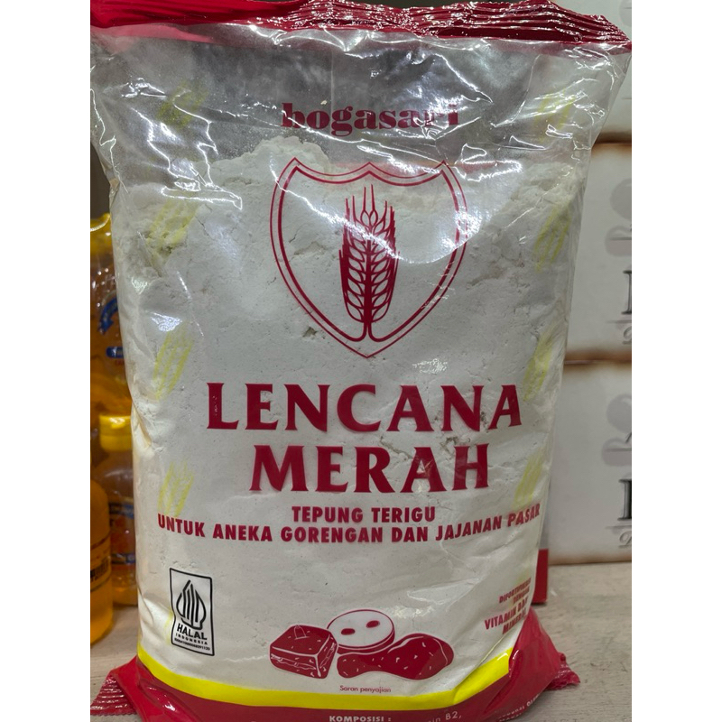 

[BOGASARI] Terigu Lencana Merah Bogasari/Tepung Bogasari khusus gorengan 1Kg