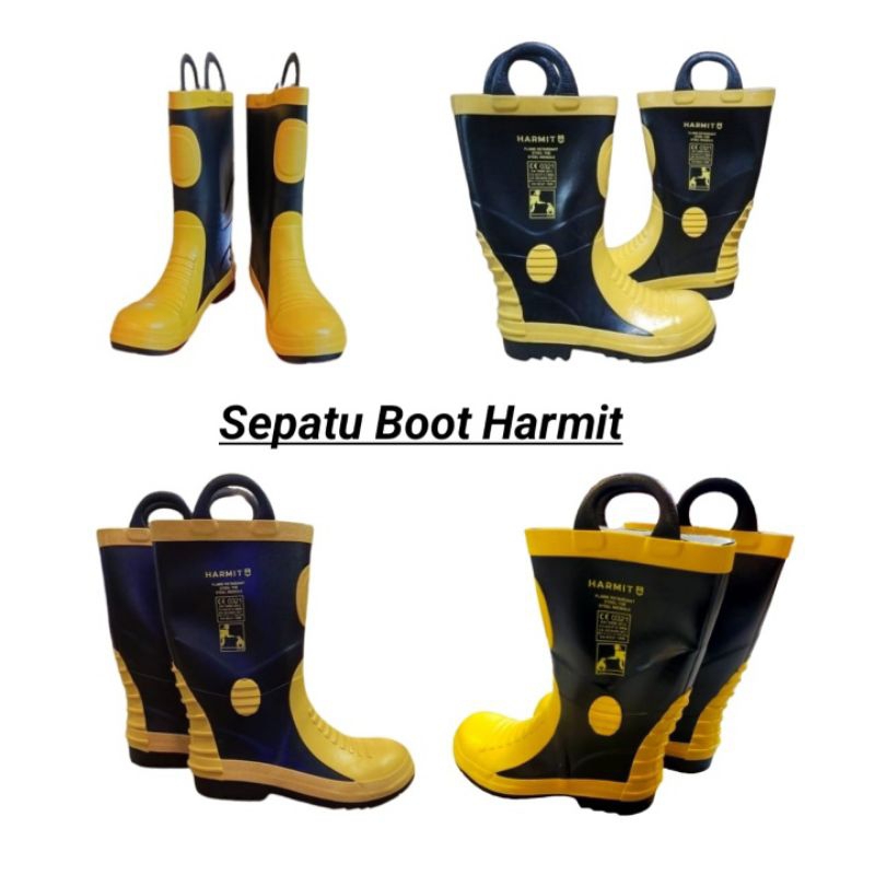 Sepatu Safety Pemadam HARMIT/ Sepatu Safety Pemadam / Sepatu Damkar Murah