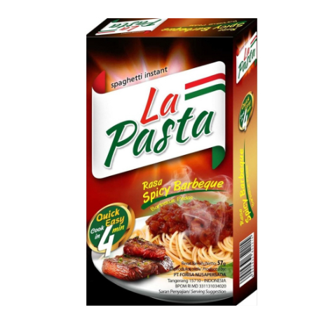 

La Pasta Royale Hot And Spicy Barbeque 57 gr Spaghetti Instant