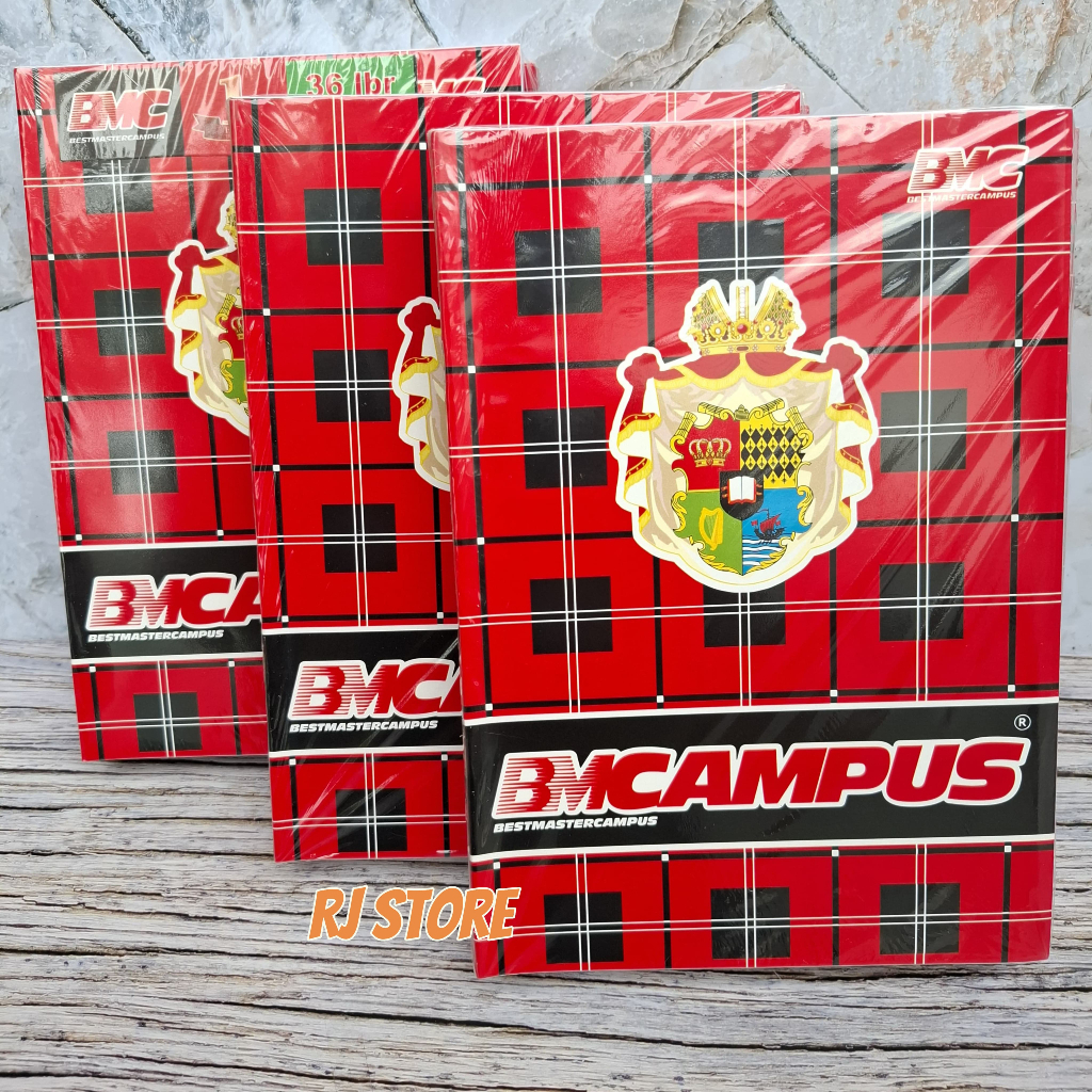 

1 PAK ISI 10 PCS BUKU / BUKU TULIS BMCAMPUS BOXY 50 LEMBAR - BMC 50 LEMBAR