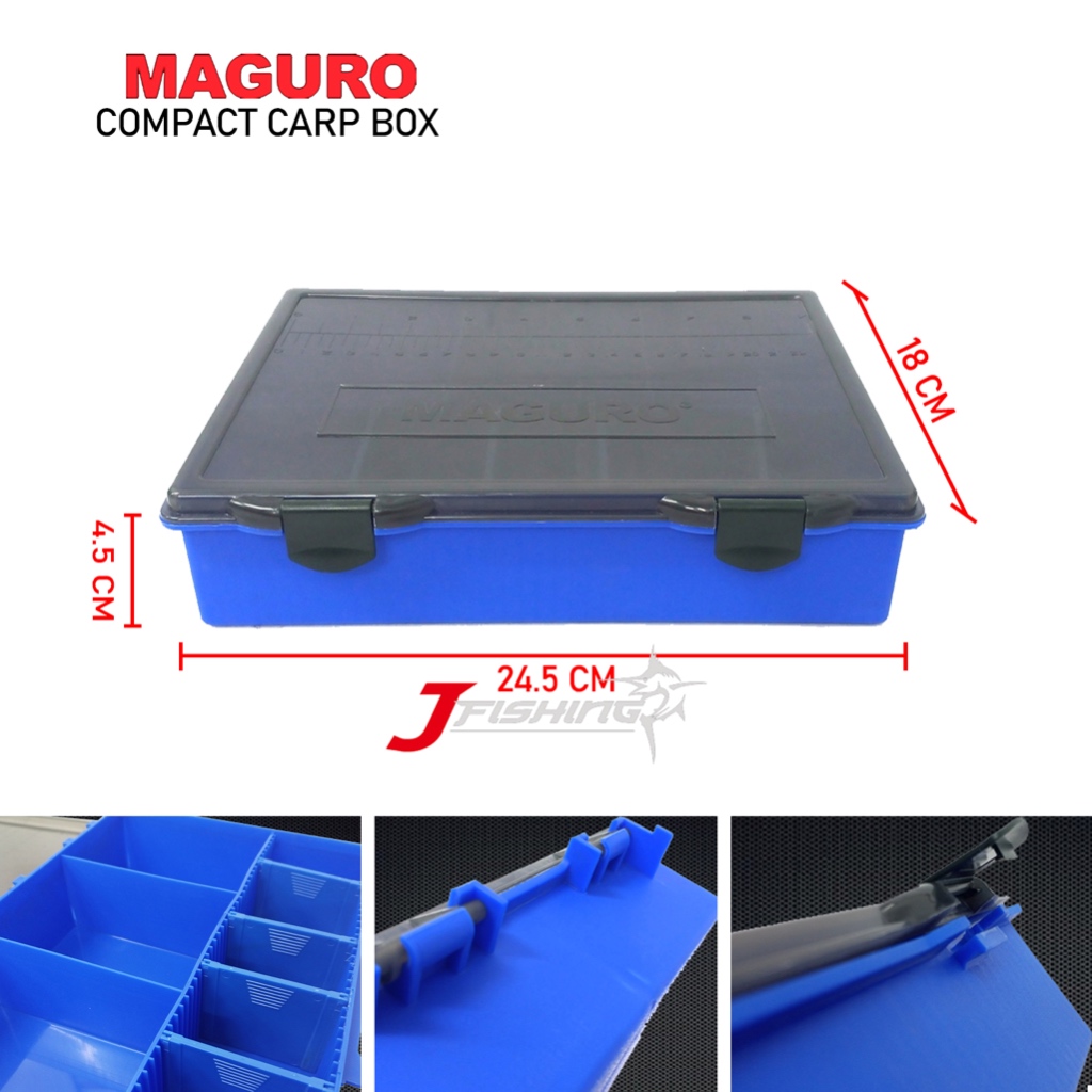 Maguro Compact Carp Box | Kotak Pancing