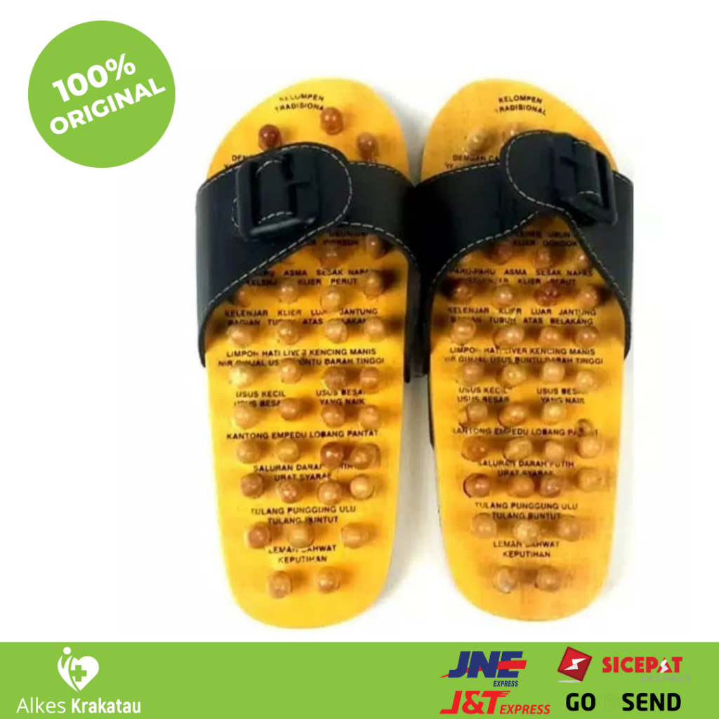 Sandal Refleksi Kayu / Sandal Kesehatan Sandal Refleksi Kayu / Sendal