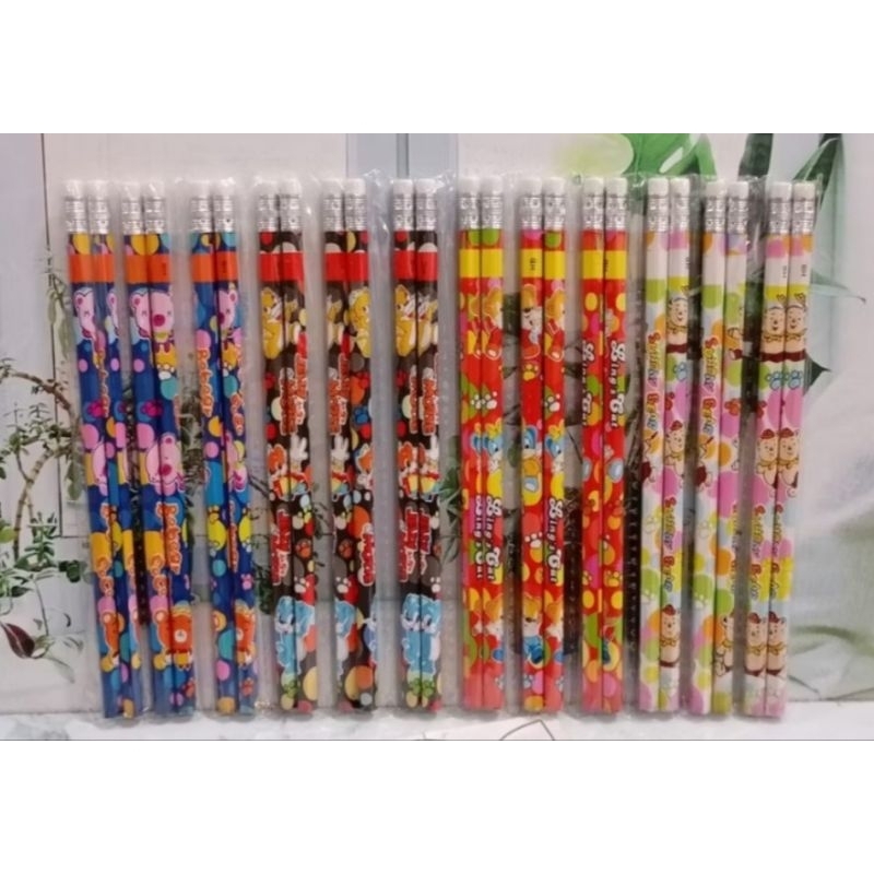 

(24PC) PENSIL MURAH FANCY PENCIL RENCENG LEMBARAN