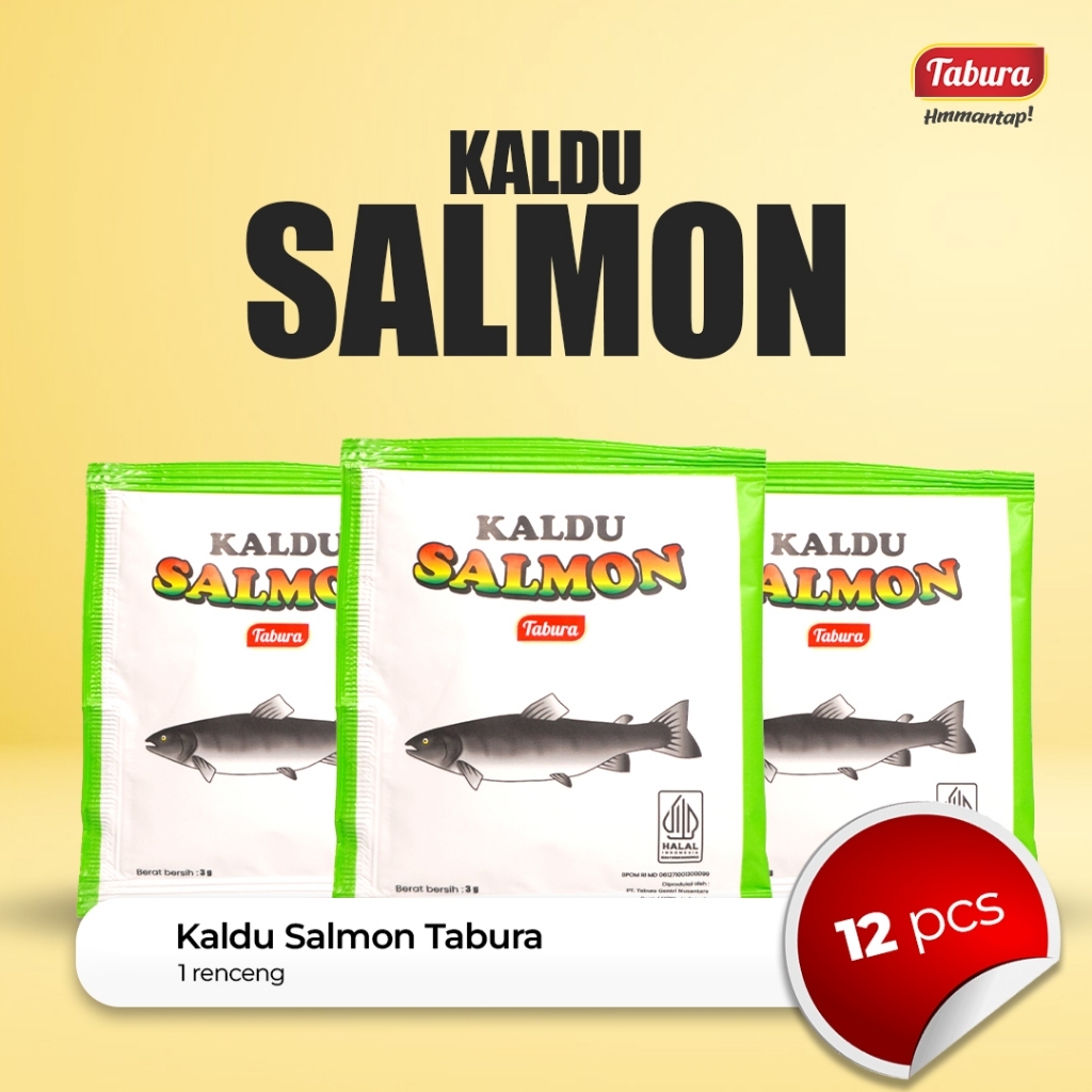 

TABURA - Bumbu Kaldu Salmon - 3 Gram x 12 Pcs