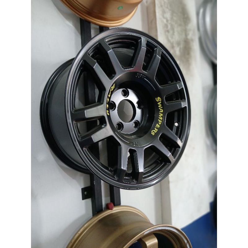 Pelak Mobil Velg Rally R16 HSR Fitmen Innova Rush Terios Xpander Captiva