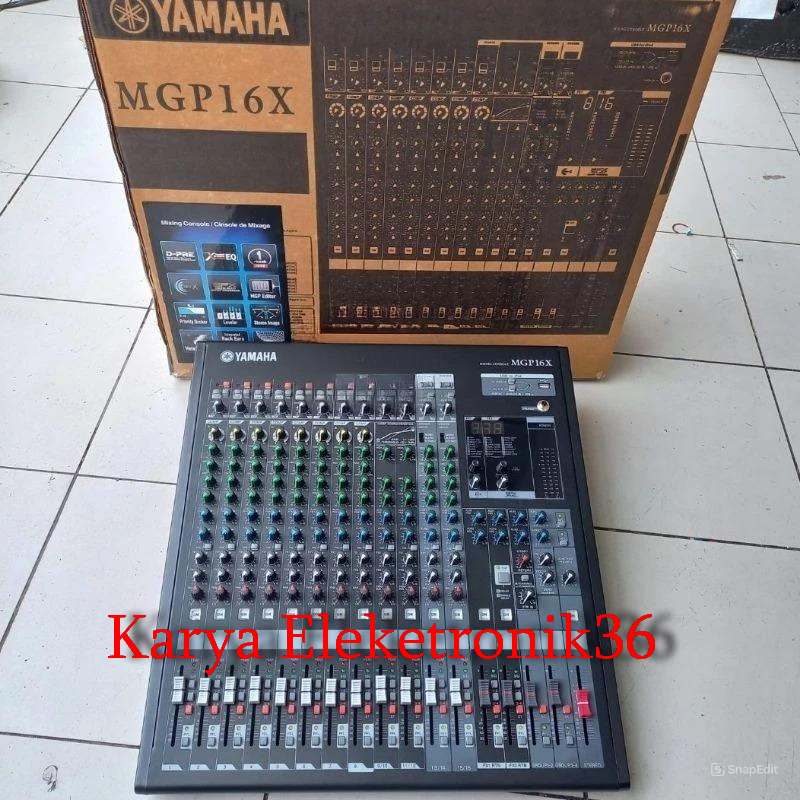MIXER YAMAHA MGP16X MIXER 16 CHANNEL MGP 16 X GRADE A