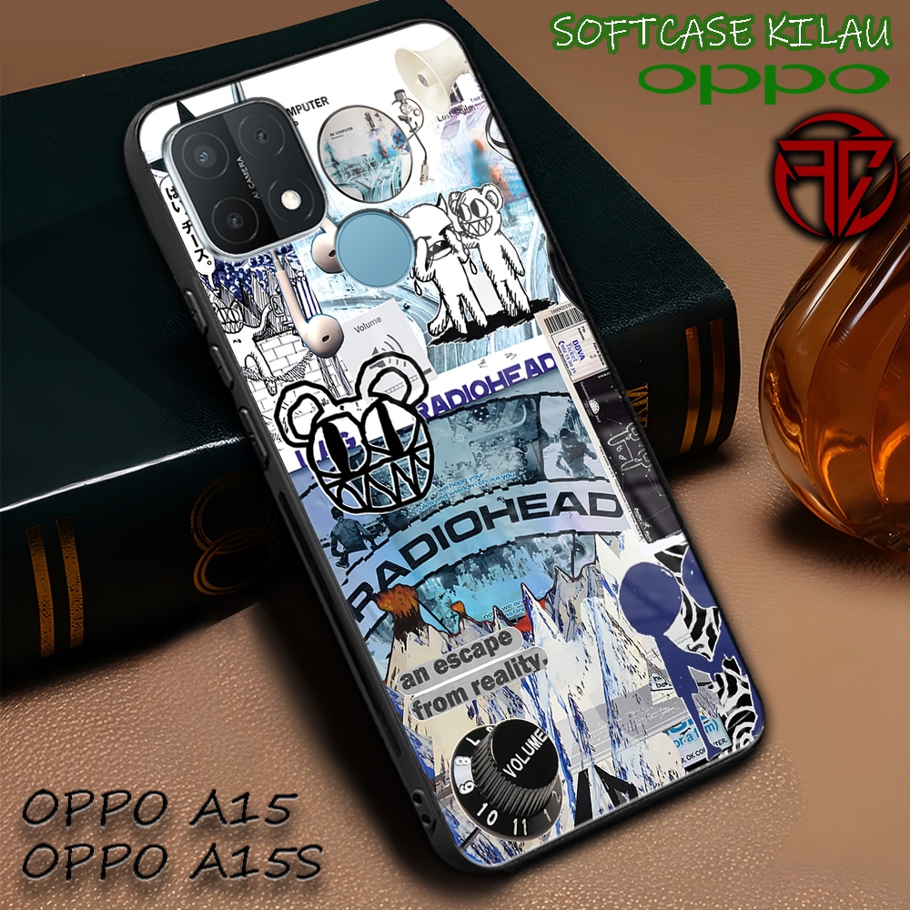 [SC32] Softcase Kilau Oppo A15 | Oppo A15s | Casing Kaca Mika | Kesing Keren Aesthetic [ Musik ] | P