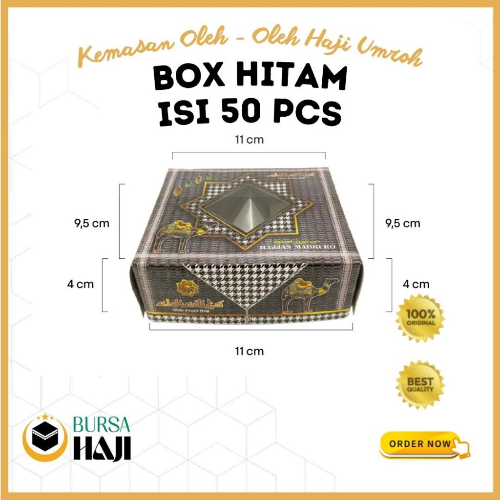 

Dus Box Paket Oleh Oleh Haji dan Umroh Kecil Murah isi 50