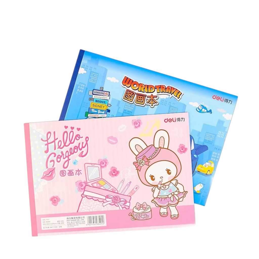 

DELI - 7717 Buku Gambar 20 Lembar / Buku Gambar dengan kertas halus berkualitas tinggi
