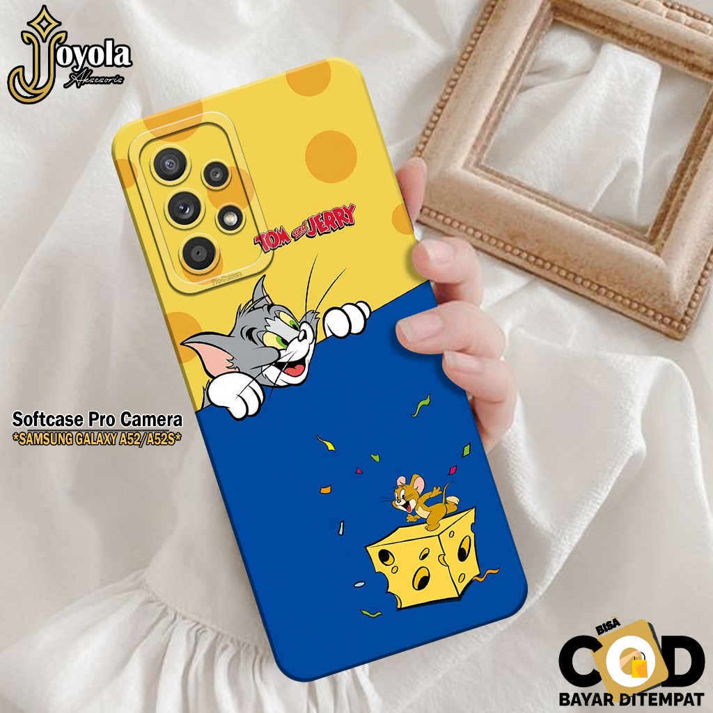 JOYOLA Case Samsung Galaxy A52/A52S Fashion Case Kartun Softcase Samsung Galaxy A52/A52S Pro Camera 
