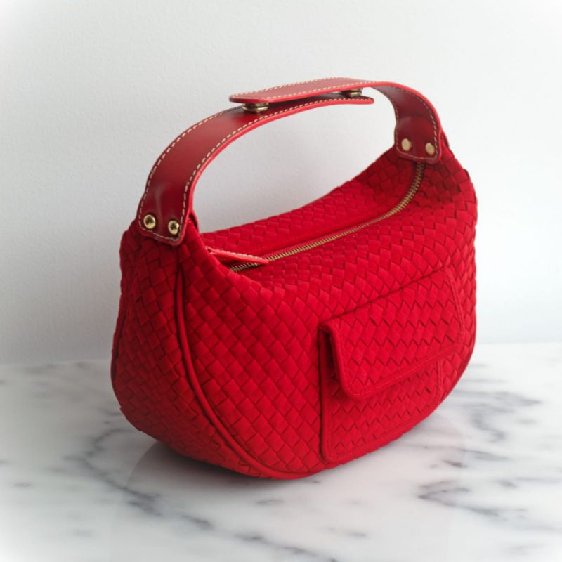 Linette violla / handbag anyam/ tophandle bag wanita