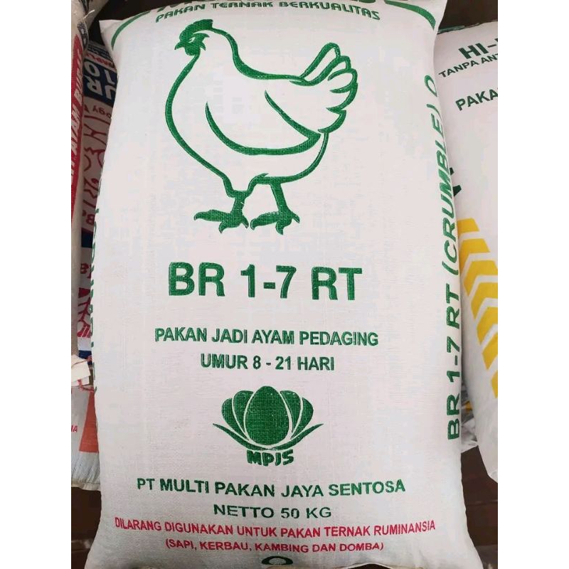 MULTIFEED BR 1-7RT Pur ayam pedaging Pur unggas Entok Itik Bebek