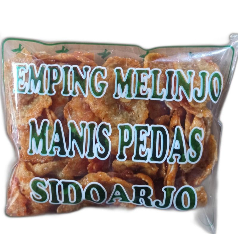 

Emping Melinjo Emping Manis Pedas Sidoarjo Pack 400g