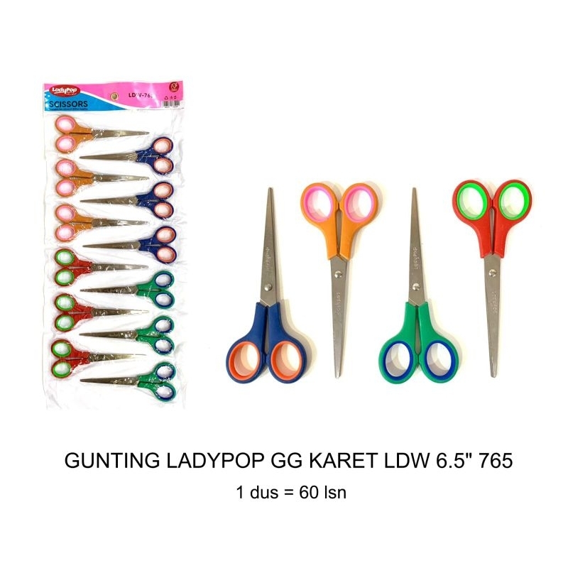 

Gunting sedang Renteng warna isi 12pcs