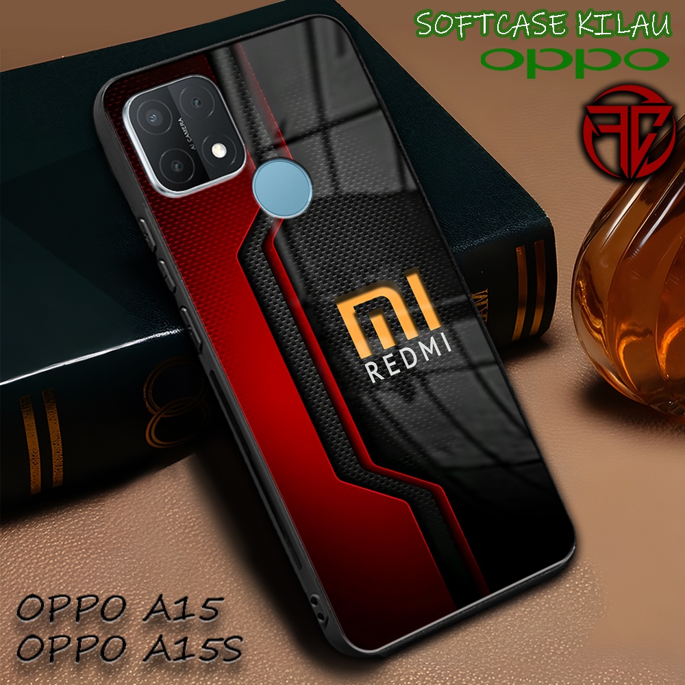 [SC56] Softcase Kilau Oppo A15 | Oppo A15s | Casing Kaca Mika | Kesing Keren Aesthetic [ MI ] | Peli