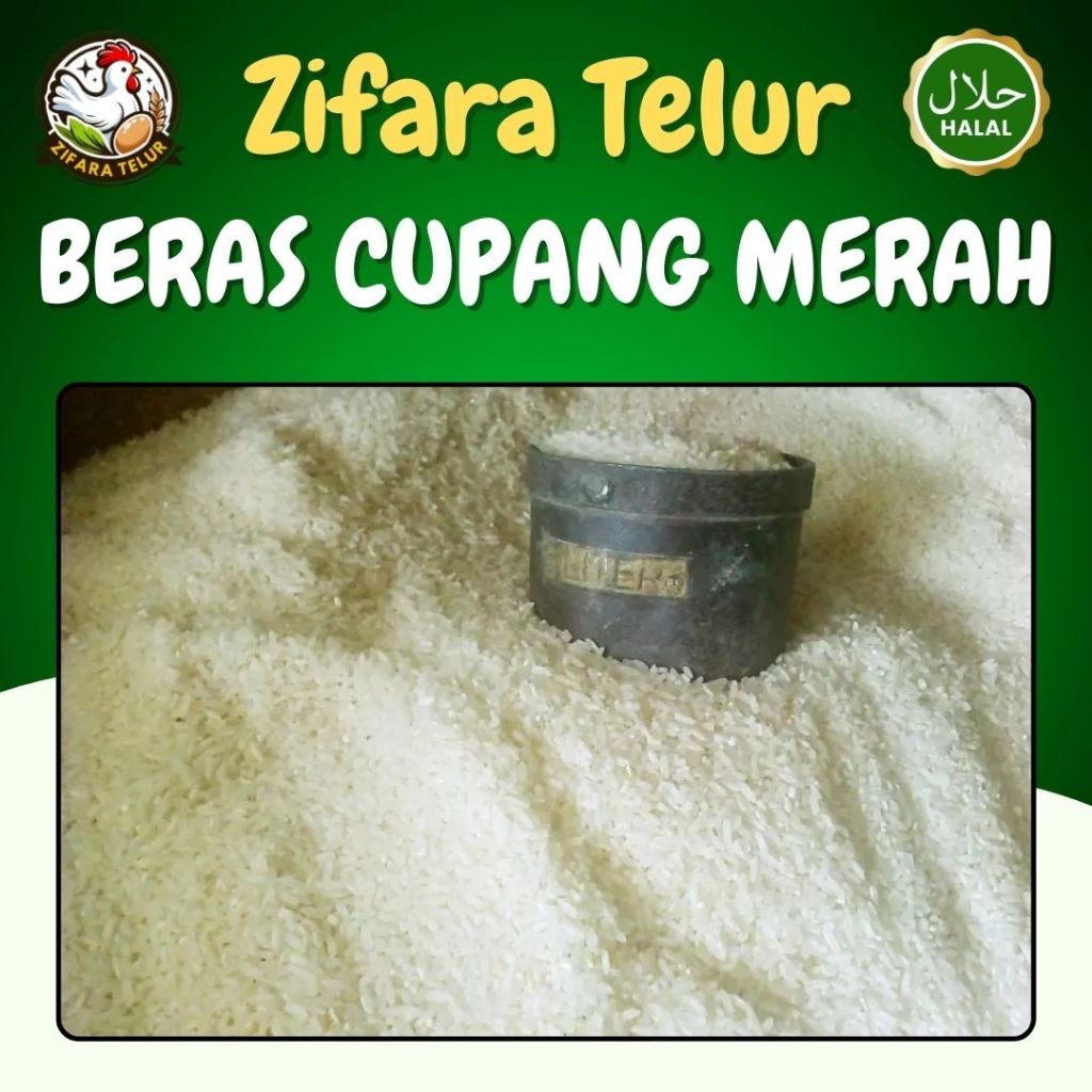 

JKL Zifara Telur - 10 KG Beras Pulen Cap Cupang Merah
