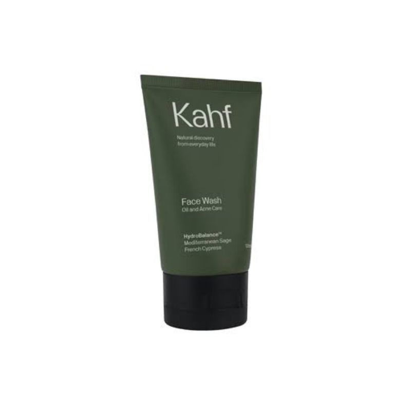 Kahf Hijau - Sabun Pembersih Wajah Pria Untuk Jerawat - Kahf Oil and Acne Care Face Wash 100 ml