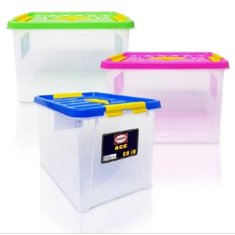 box shinpo cb 16 kotak serbaguna plastik kontener