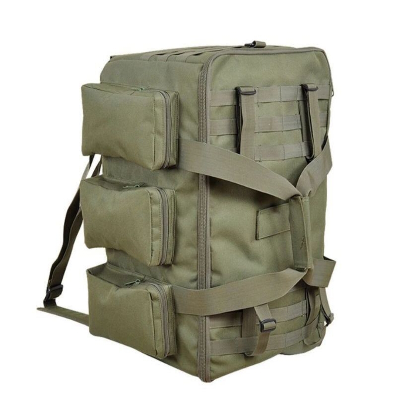 TAS RANSEL DAN JINJING ARMY JUMBO DUFFLE BAG MULTIFUNGSI TAS RANSEL PAKAIAN