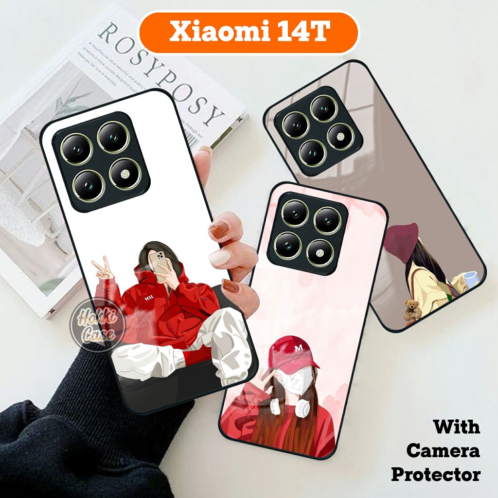 Case Xiaomi 14T - Softcase Glass Xiaomi 14T Terbaru - Casing Xiaomi 14T - Silikon Xiaomi 14T [562H]