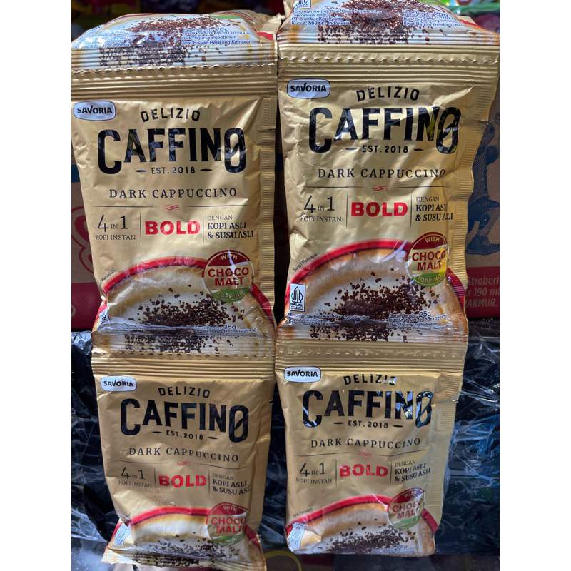 

CAFFINO 4IN1 DARK CAPPUCINO SACHET 25GR ( 1 SACHET )