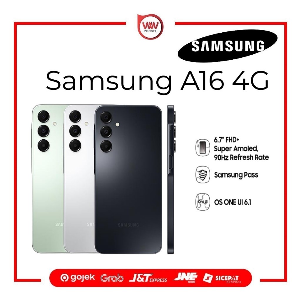 Hp Samsung A16 4G Ram 8GB Internal 128GB Garansi Resmi