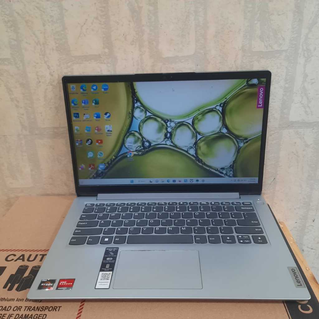 Lenovo Ideapad 3, 14ADA05, Amd Ryzen 3 - 3250U, Ram / 256Gb, IPS, SLIM, Gaming Editing Ngebut, Lengk