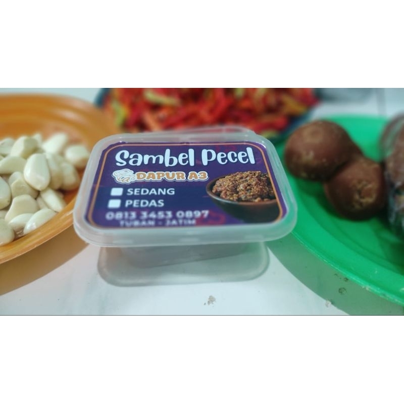 

Bumbu Pecel Siap Saji "Dapur A3" Level Pedas