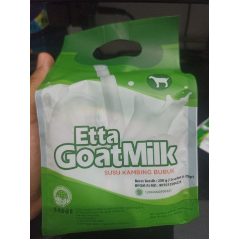 

Etta Goat Milk Susu Kambing 10 sachet
