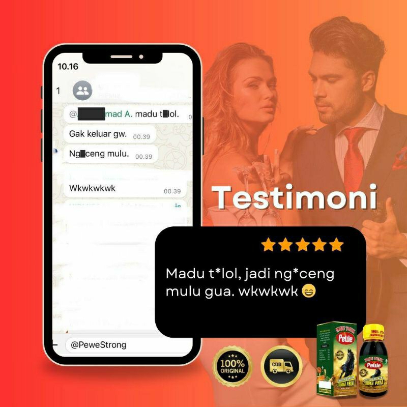 

2 Botol MADU TONIK CAP PEWE | MADU STAMINA KUAT 100% ORIGINAL HALAL BPOM | BISA COD BAYAR DI TEMPAT