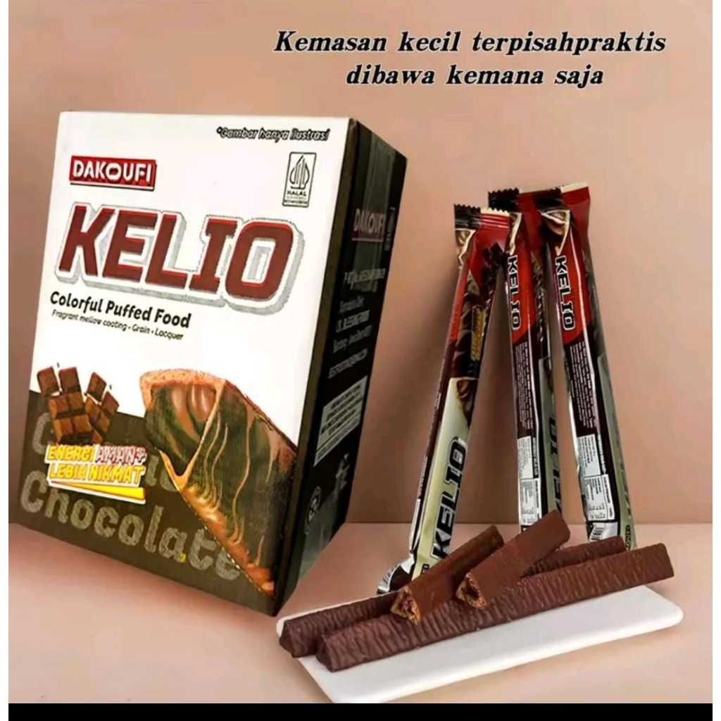 

Dakoufi Kelio wafer Cokelat