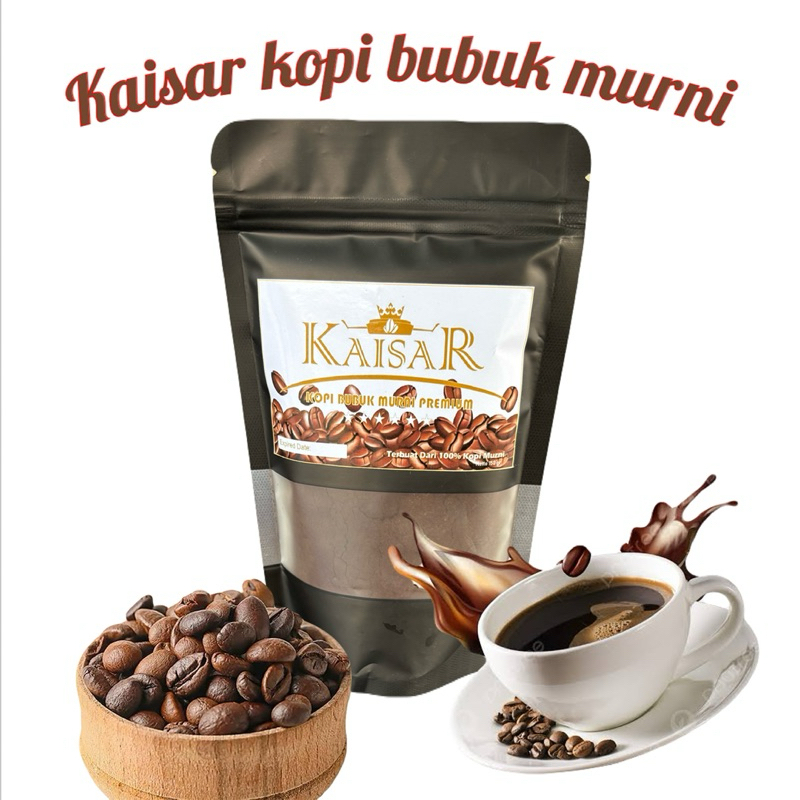 

kopi bubuk robusta kaisar 150gr kopi bubuk asli tanpa campuran