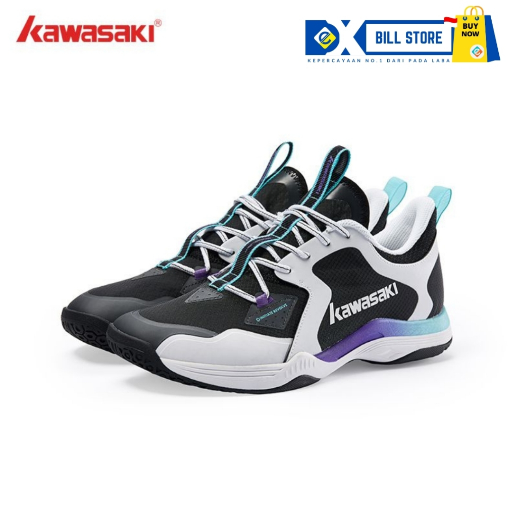 [Exbill] Sepatu Bulutangkis Kawasaki Hidrogenisme B3405 badminton untuk Pria dan Wanita, Anti-selip,