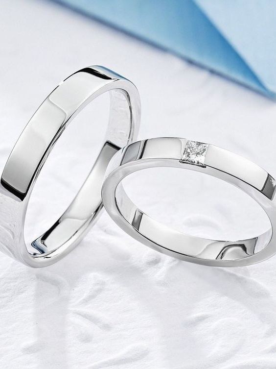 terlaris cincin tunangan perak cincin pernikahan perak asli