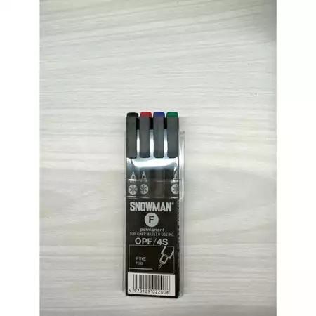 

PULPEN SNOWMAN OPF 4 WARNA