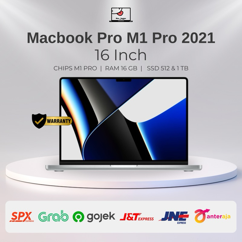 Macbook Pro 16-Inch M1 Pro 2021 | 512 GB | 1 TB