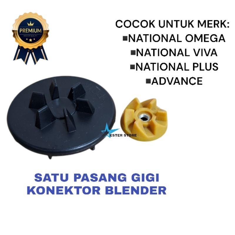 Set gigi konektor blender National high quality konector gigi blender