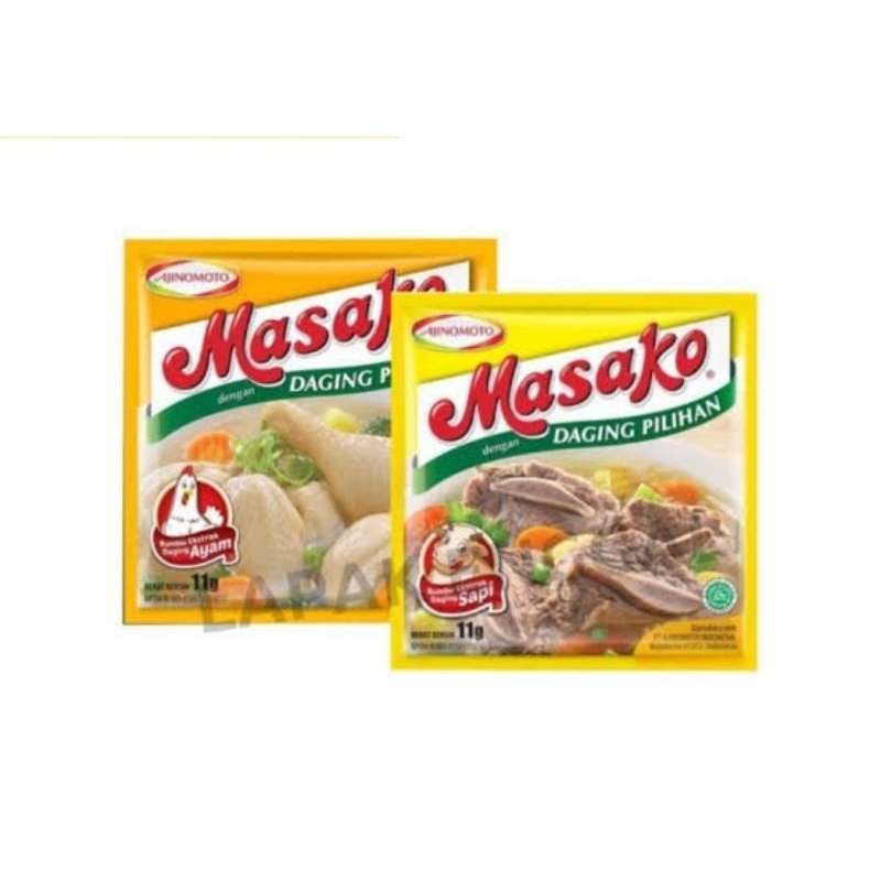 

Masako Ayam - Sapi Bubuk Kaldu 8,5gr 1renceng 12pcs(TERMURAH-BISA COD)