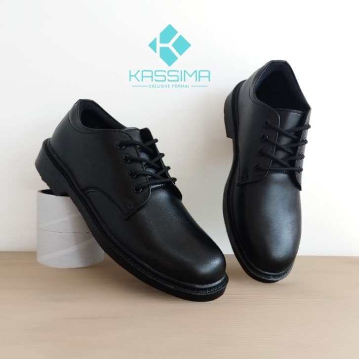 Sepatu Pdh Pantofel Pria Exclusive Formal Hitam Dop Resmi