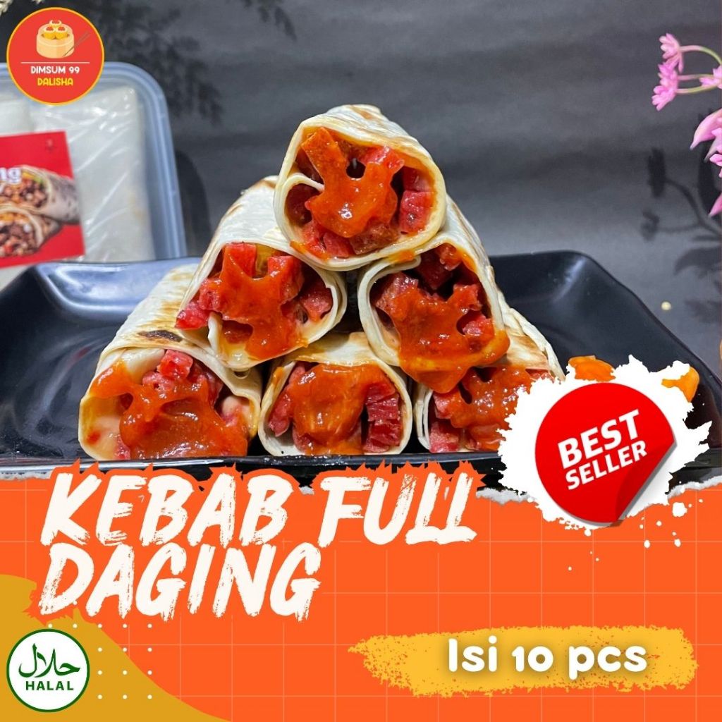 

Kebab Full Daging HALAL isi 10 pcs